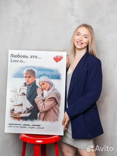 Портрет на холсте по фото Тула