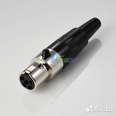 Mini XLR 3 4 5 Pin Shure Sennheiser Socket Plug