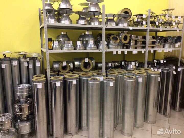 Дымоходы сэндвич и моно трубы