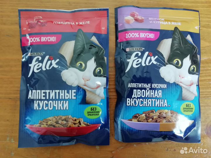 Корм для кошек felix