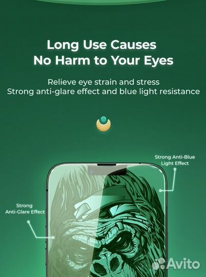 Benks Стекло iPhone 13 Pro Max, 14 Plus Anti Blue
