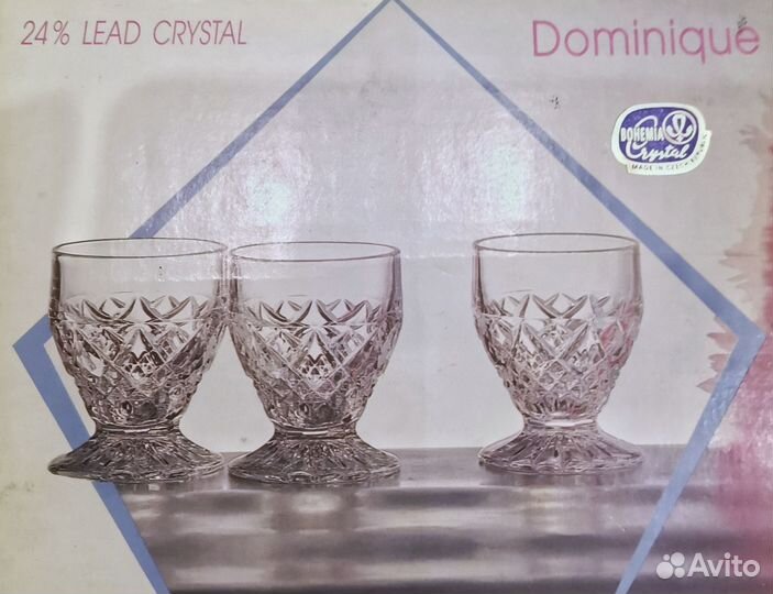 Рюмки для водки/ликера (Хрусталь, Чехия, 1990-е)