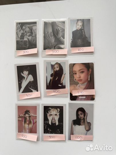 Blackpink карточки