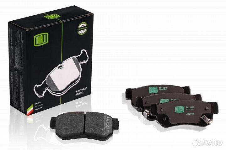 PF0871 Колодки торм. для а / м hyundai santa fe (0