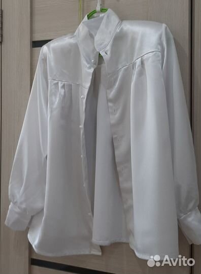 Рубашка для бальных танцев белая