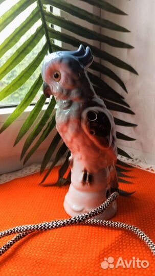 Ночник светильник ГДР попугай