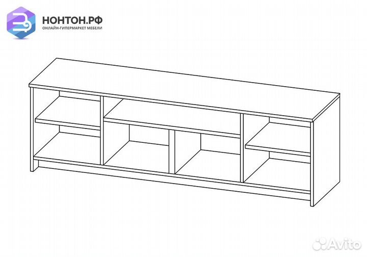Тв-тумба Сириус белая