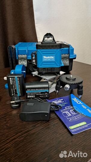 Лазерный уровень makita 4D нивелир 16 линий