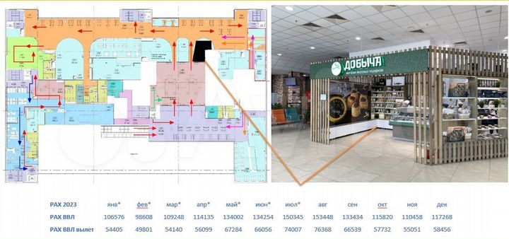Торговая площадь, 54.7 м²