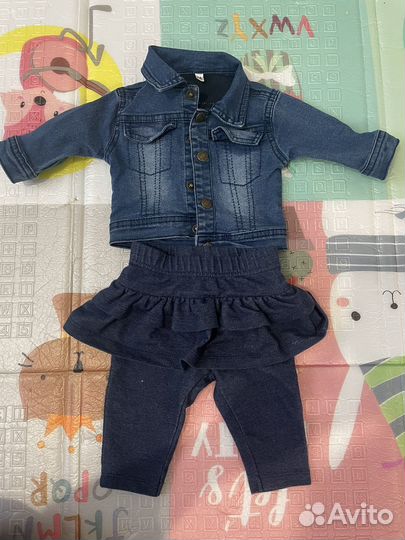 Вещи пакетом на девочку 56 62 68