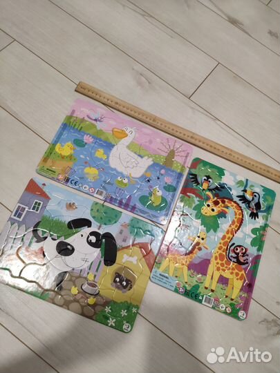Пазлы детские до 4х лет