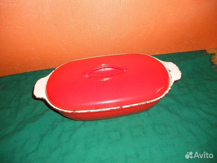 Гусятница эмалированная чугунная СССР самовывоз