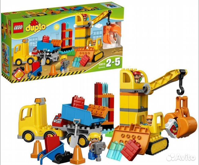 Конструктор lego duplo 10813 Большая стройплощадка