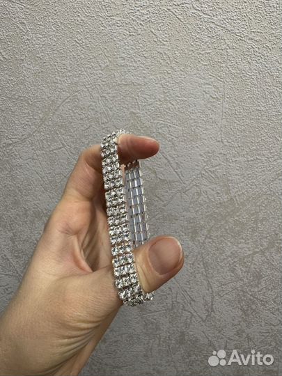 Браслет из страз (7 штук) новые