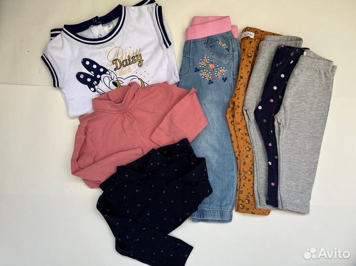 Детская одежда пакетом 80 86 для девочки