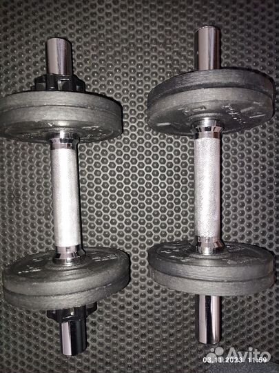 Гантели разборные 10 кг