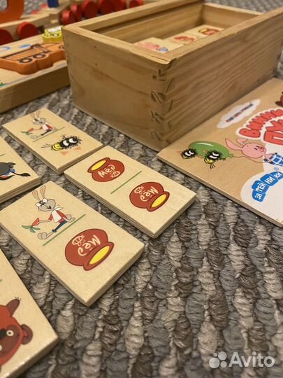 Деревянные игрушки пакетом IKEA