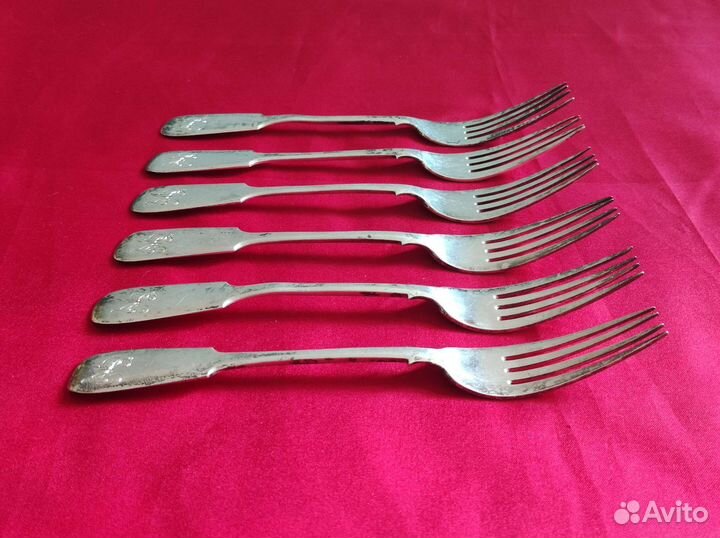 Вилки серебро 84 проба