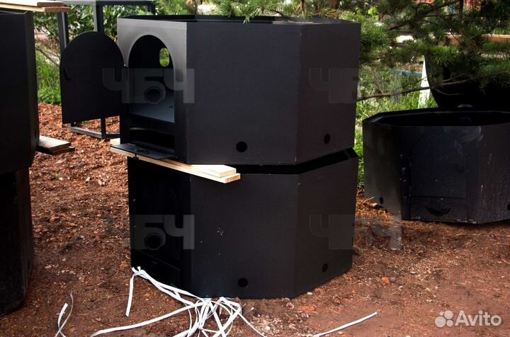 Банный чан на дровах. Купель