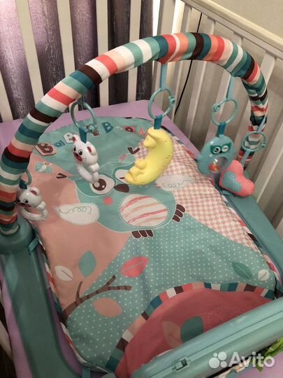 Развивающий коврик с пианино baby go