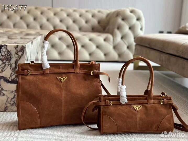 Сумка Prada замшевая