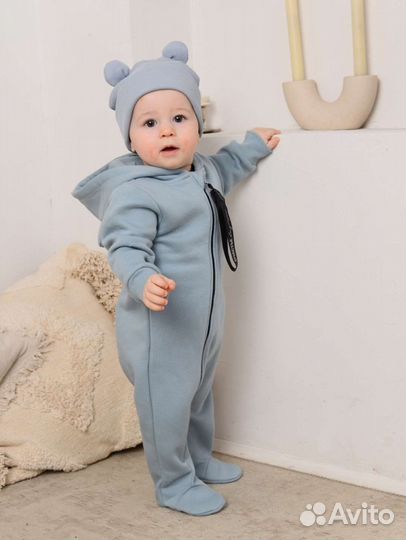 Комбинезон для малыша с начесом