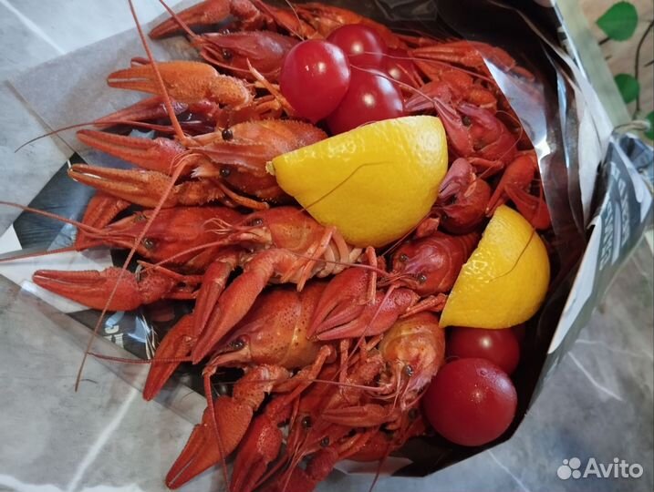 Мужской букет из раков