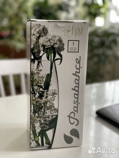 Ваза для цветов стекло