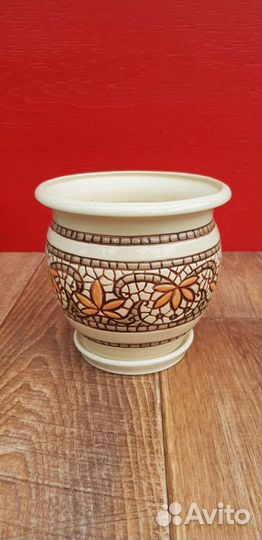 Керамические горшки для цветов бу