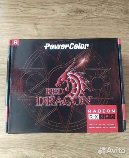 Видеокарта rx550 4gb