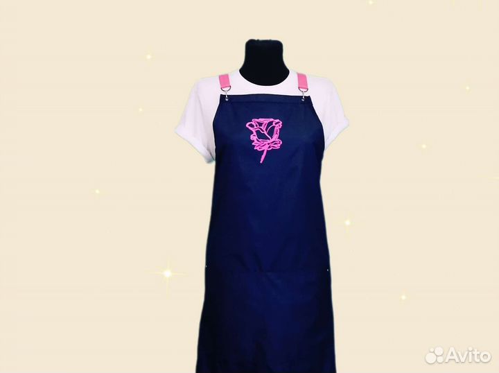 Фартук для флориста с логотипом