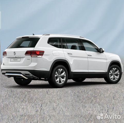 Защита заднего бампера Volkswagen Teramont (2018)