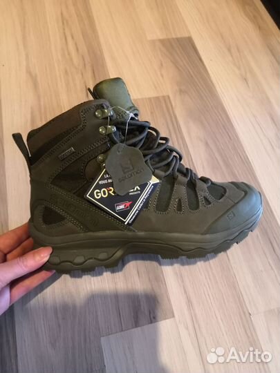 Ботинки берцы тактические Salomon олива