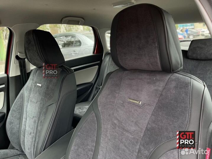 Авточехлы 5D LADA Vesta велюр премиум каркасные