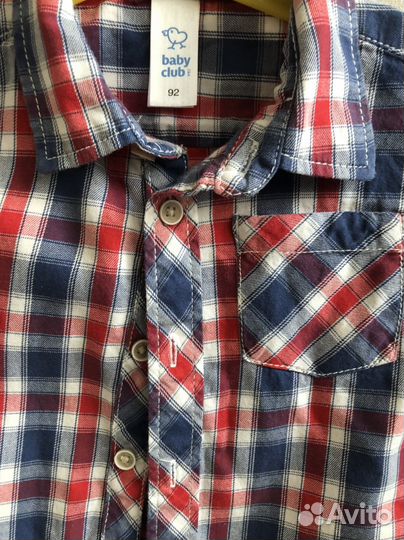 Рубашка на мальчика 92