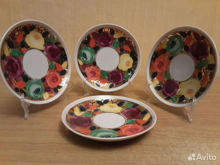 Чайные блюдца лфз 3 шт