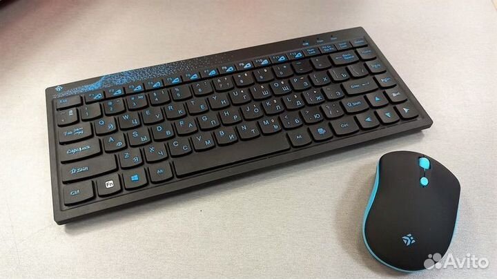 Беспроводная клавиатура и мышь dexp