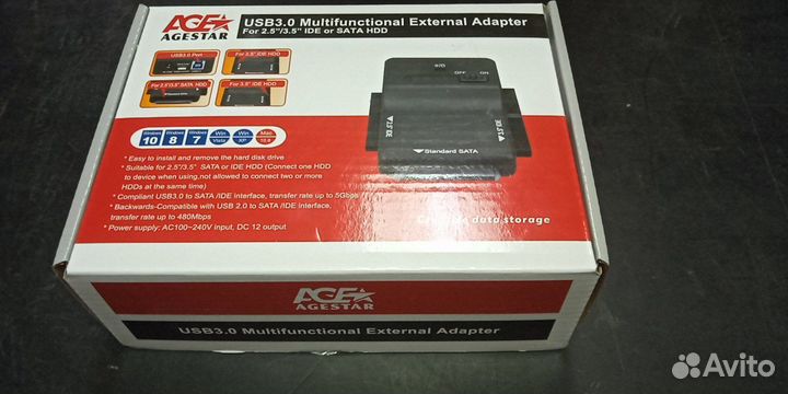 Адаптер-переходник для HDD AgeStar 3fbcp1
