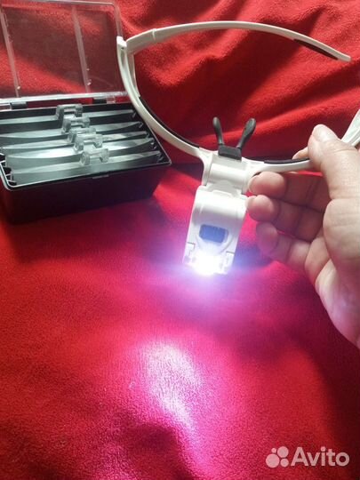 Очки лупа с подсветкой