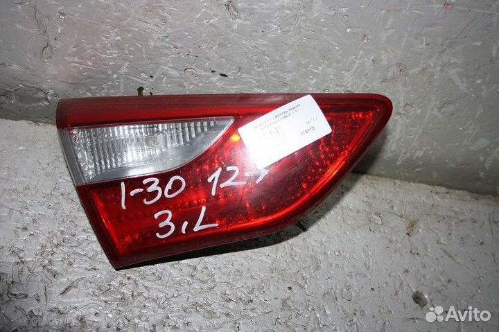 Фонарь задний внутренний левый hyundai I30 2012