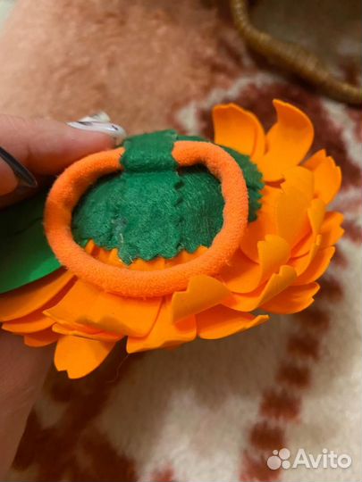 Резинка и заколка ручной работы