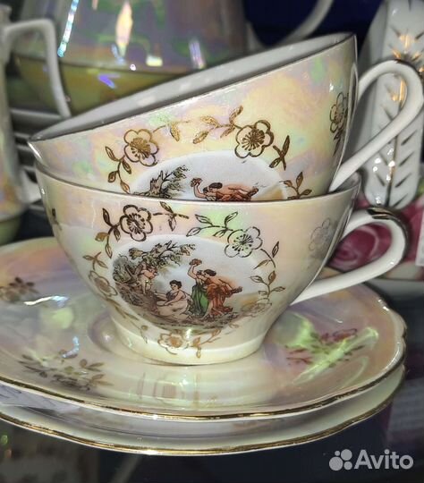 Мадонна тарелки, блюдца, чашки, блюдо