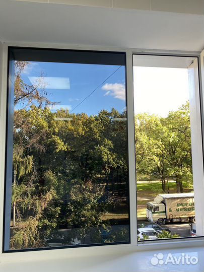 Тонировка балконов Плёнка на окна Зеркальная