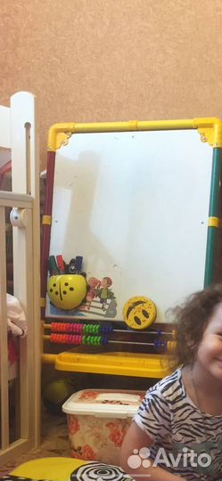 Мольберт детский двухсторонний растущий