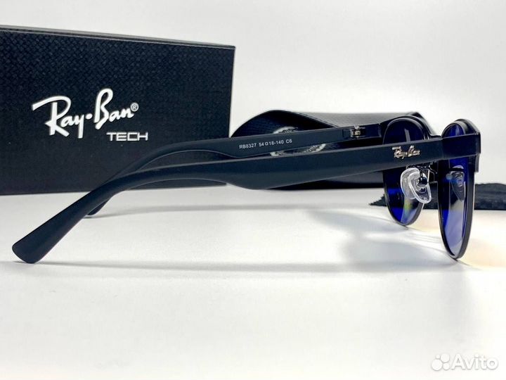 Очки Ray Ban красный градиент