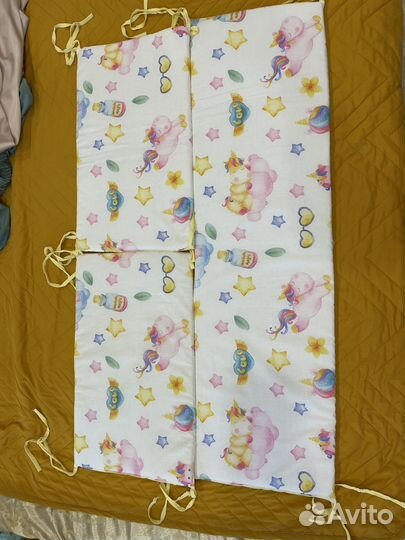 Бортики на детскую кроватку