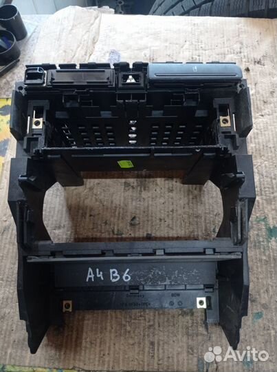 Рамка магнитолы Ауди А4 Б6