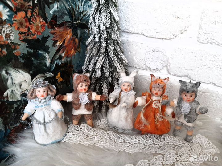 Ватные игрушки (набор)