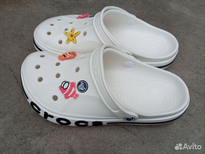 Crocs сабо женские белый