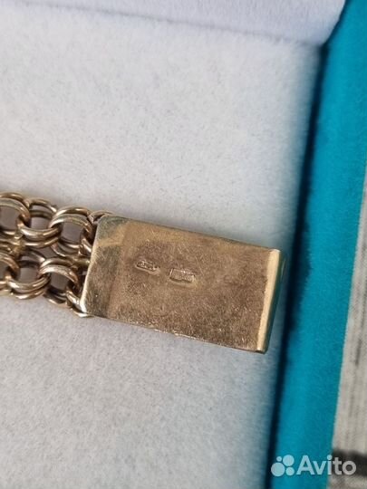 Золотой браслет двойной бисмарк 16.75гр 20.5см